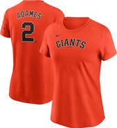 Nike Women's Nike Willy Adames Orange San Francisco Giants Fuse Name & Number T-Shirt