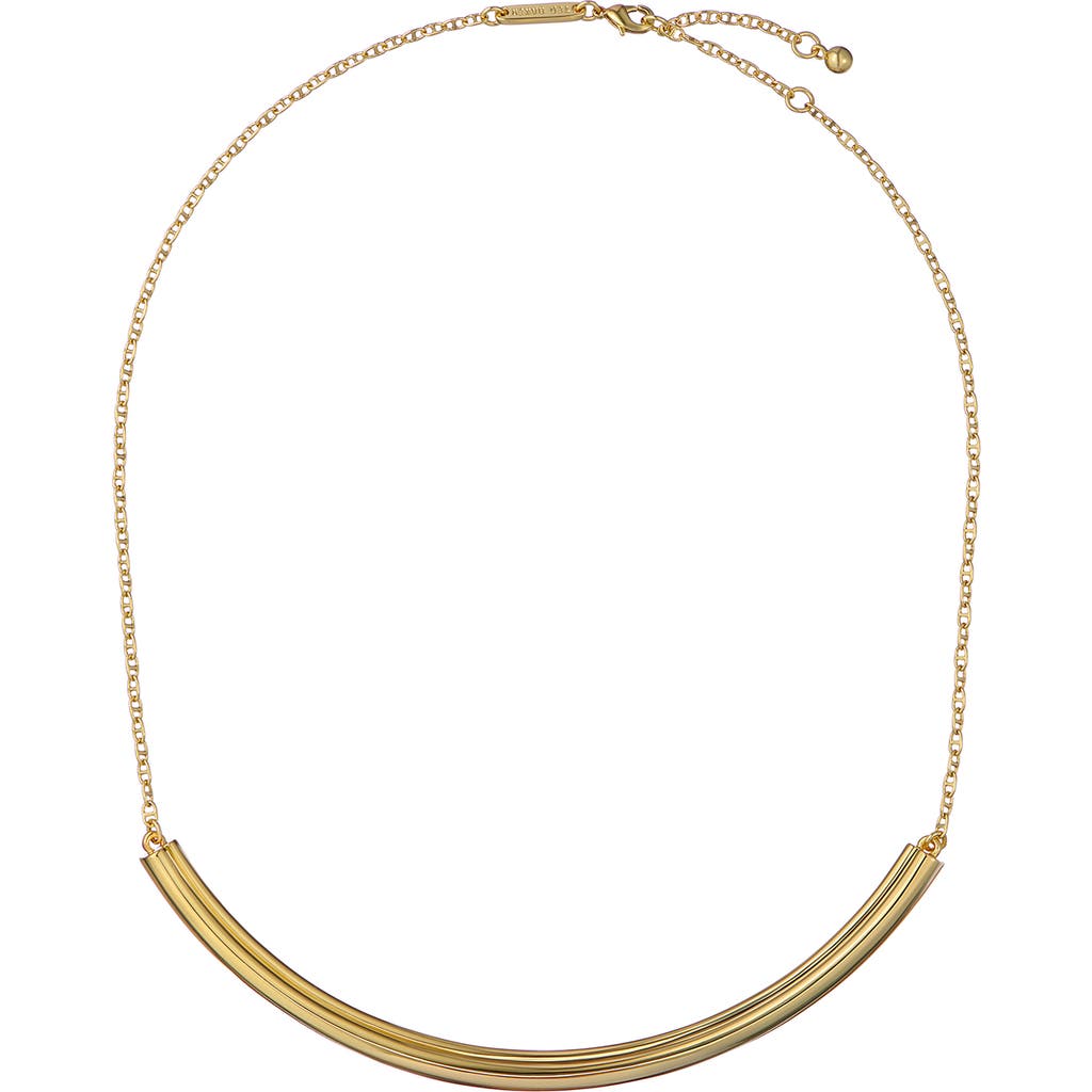 Ted Baker Hidie Hidden Heart Bar Pendant Necklace In Gold