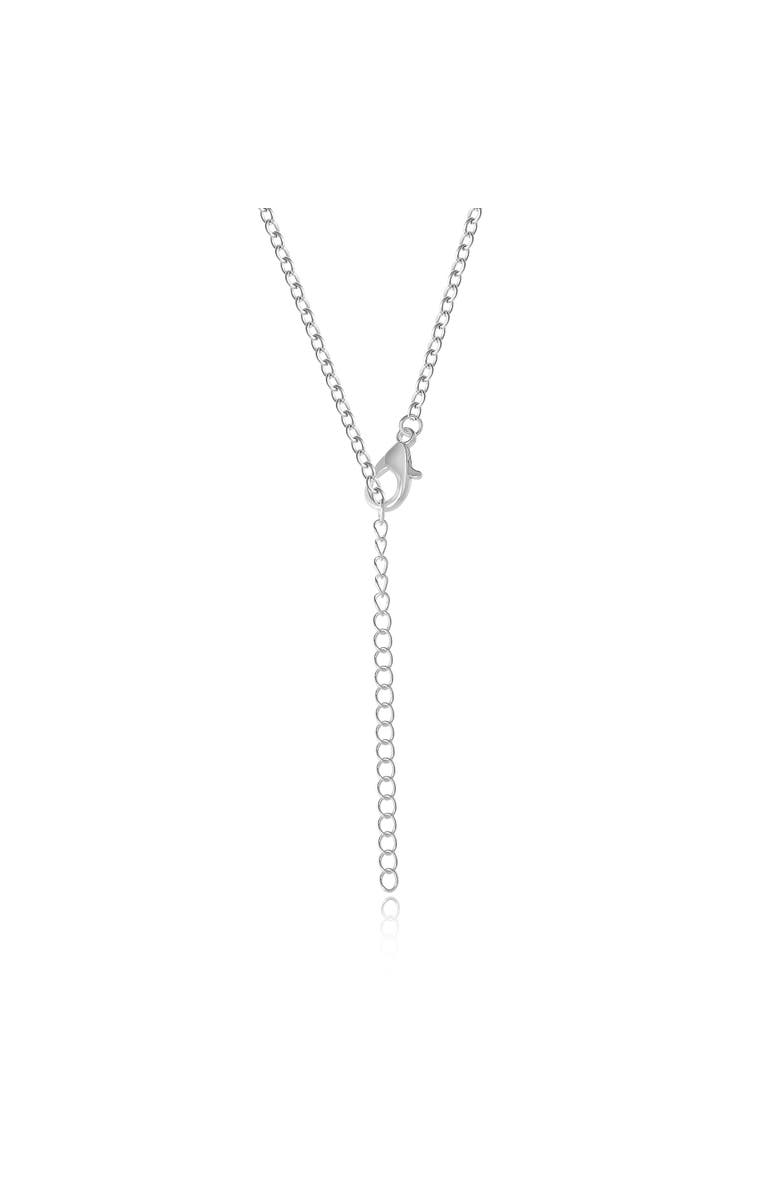 Disney Lilo and Stitch Fashion Pendant Necklace, Alternate, color, Silver, Blue