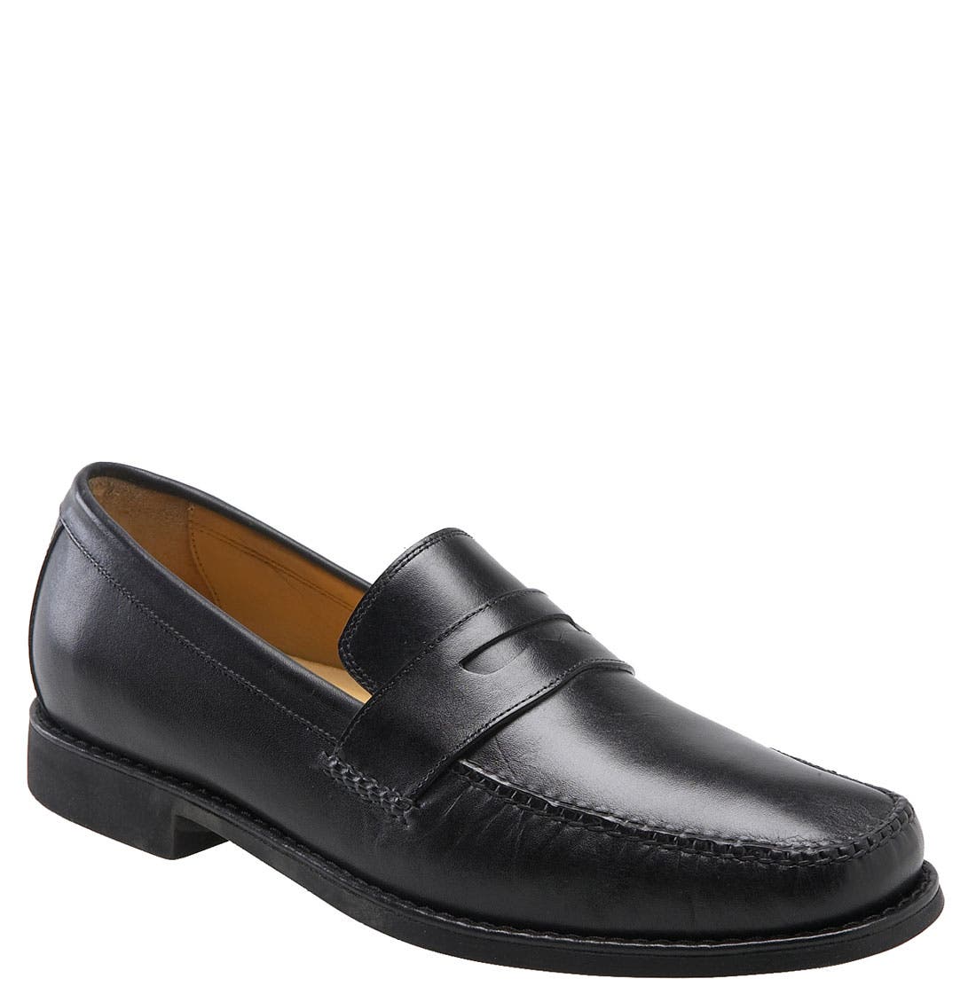 'Ainsworth' Penny Loafer, Main, color, BLACK
