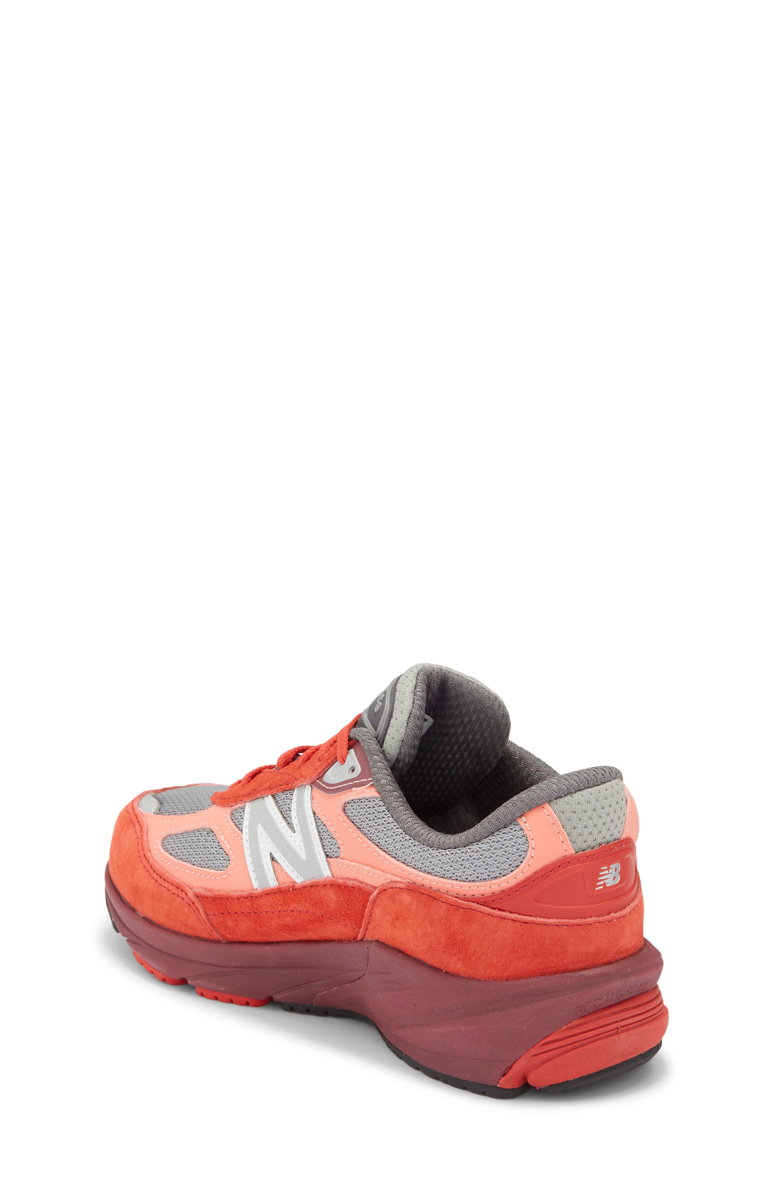 New Balance Gender Inclusive 990 Sneaker - Multiple Widths Available, Alternate, color, Red Alert/ Flare