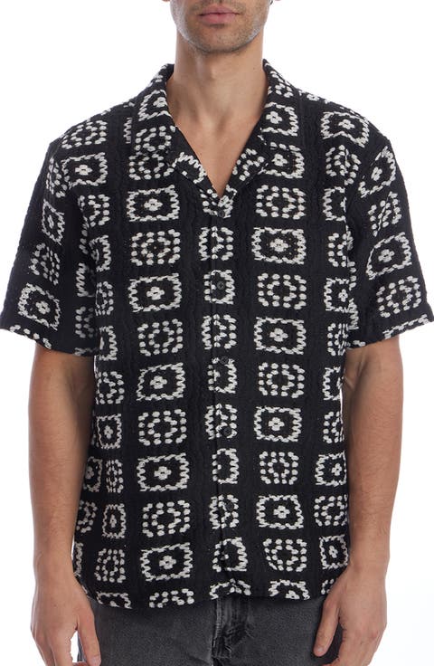 Embroidered Camp Shirt