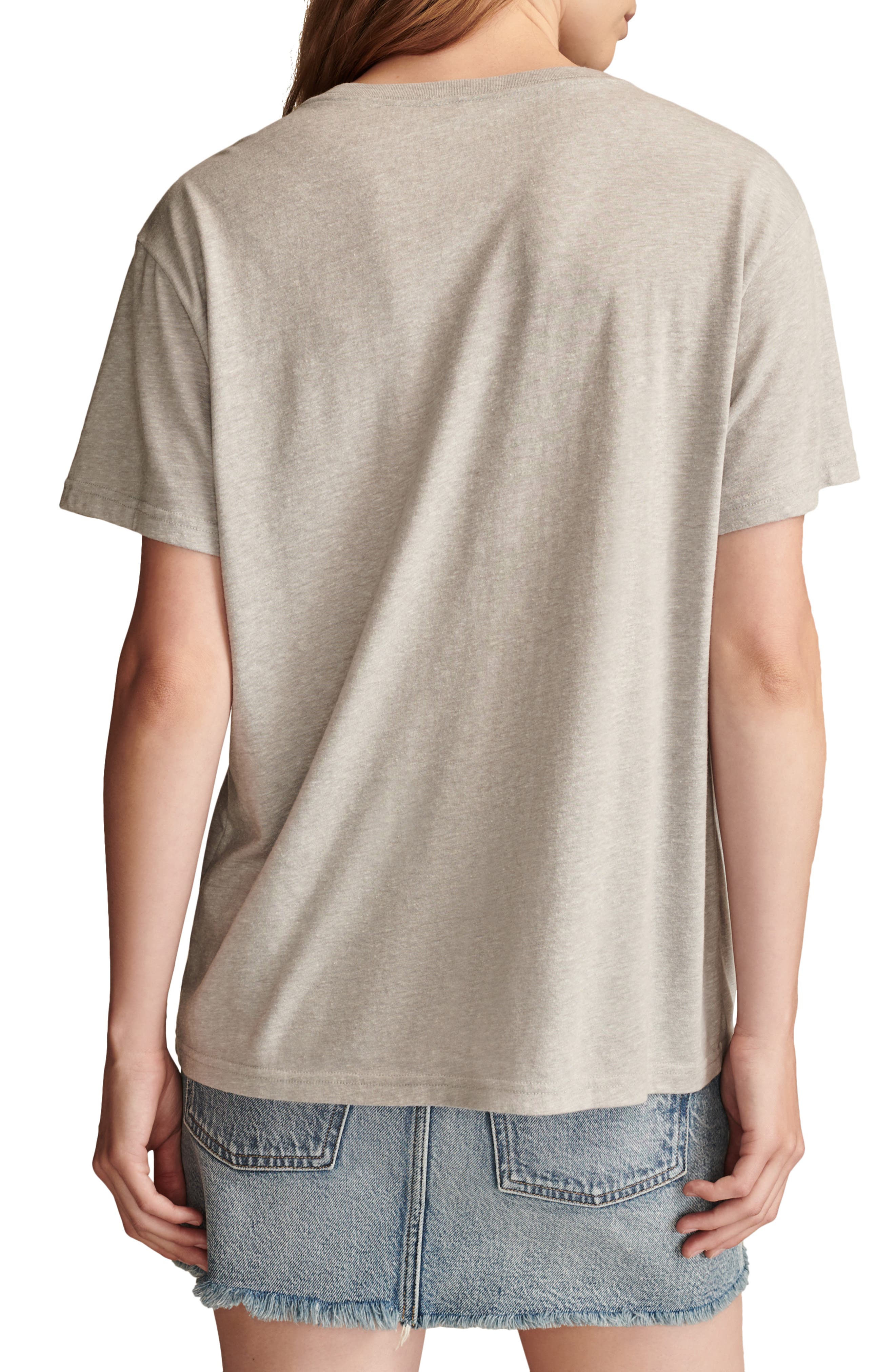 Floral Embroidered Oversize T-Shirt - image 2