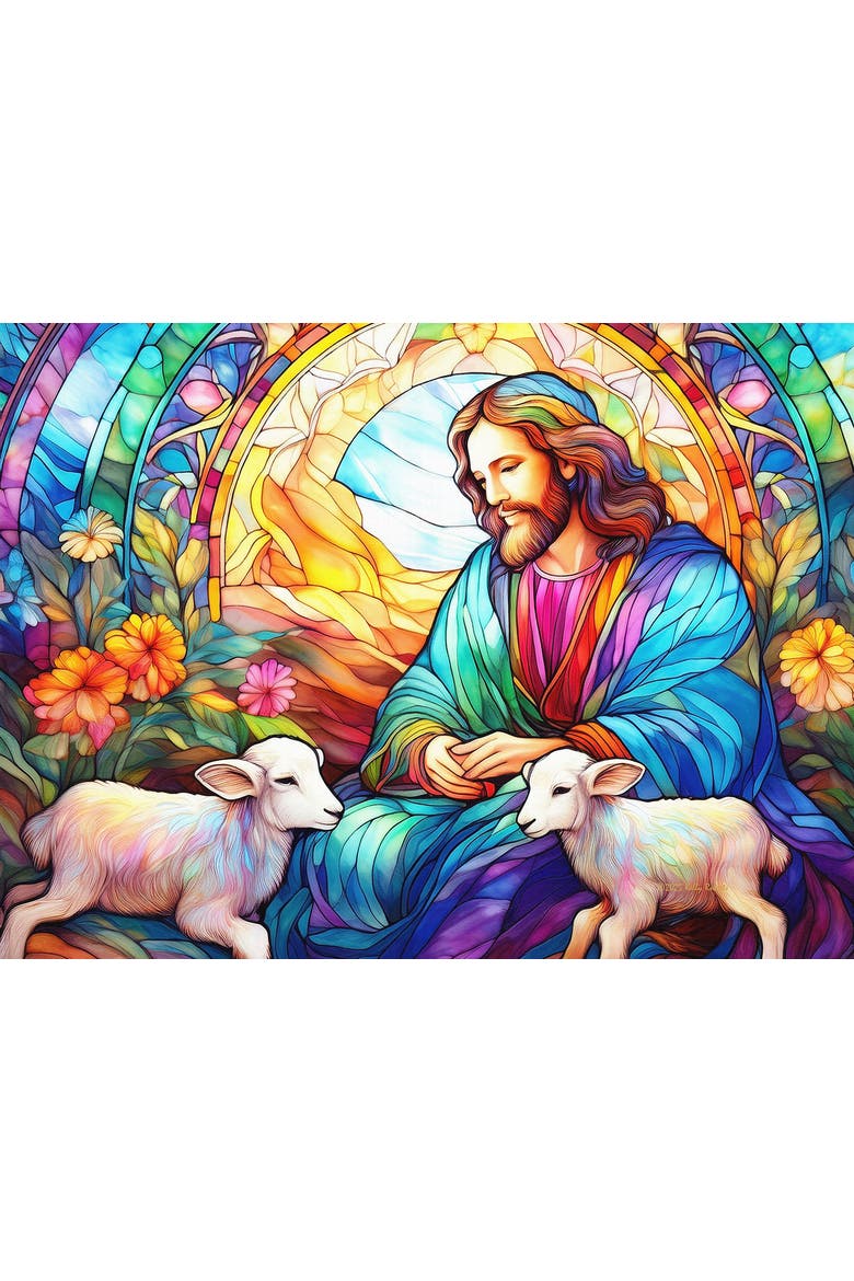 The Lamb 1000 piece Jigsaw Puzzle for Adults, Alternate, color, Multicolor