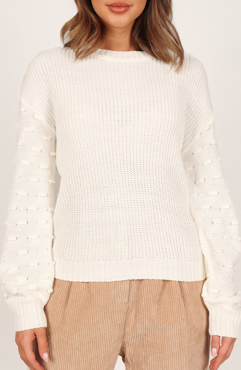 Petal & Pup Katrina Textured Sweater, Main, color,