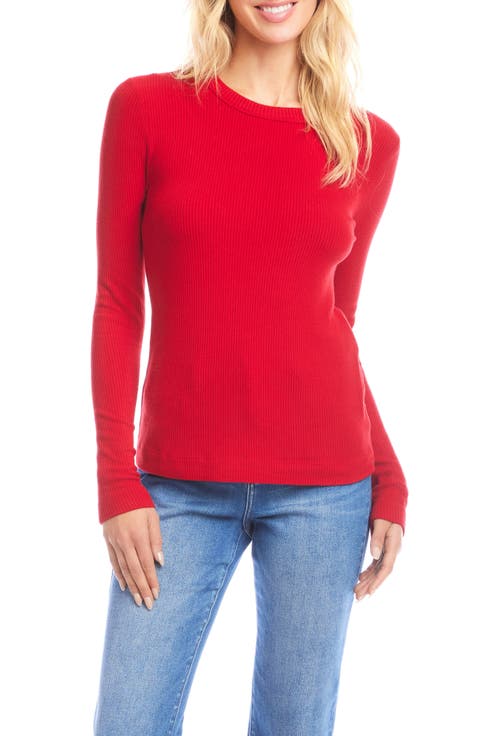 Long Sleeve Rib Top