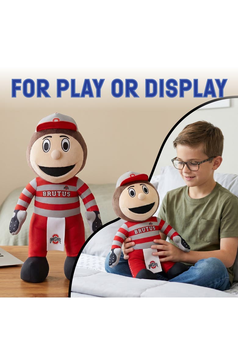 Ohio State Buckeyes Brutus 18" Jumbo Mascot Plush Figure, Alternate, color, None