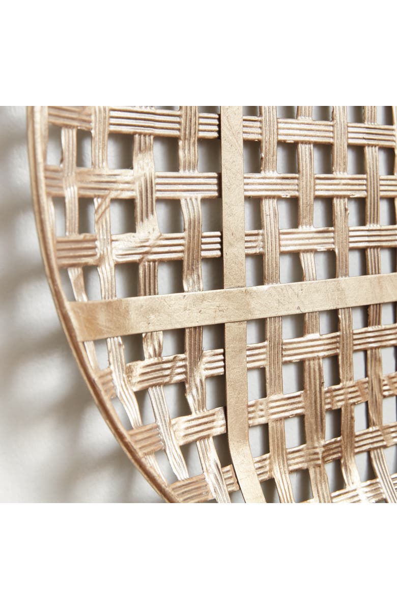 Napa Home & Garden Evander Wall Art Set of 3 - Gold Champagne Finish, Alternate, color, Gold