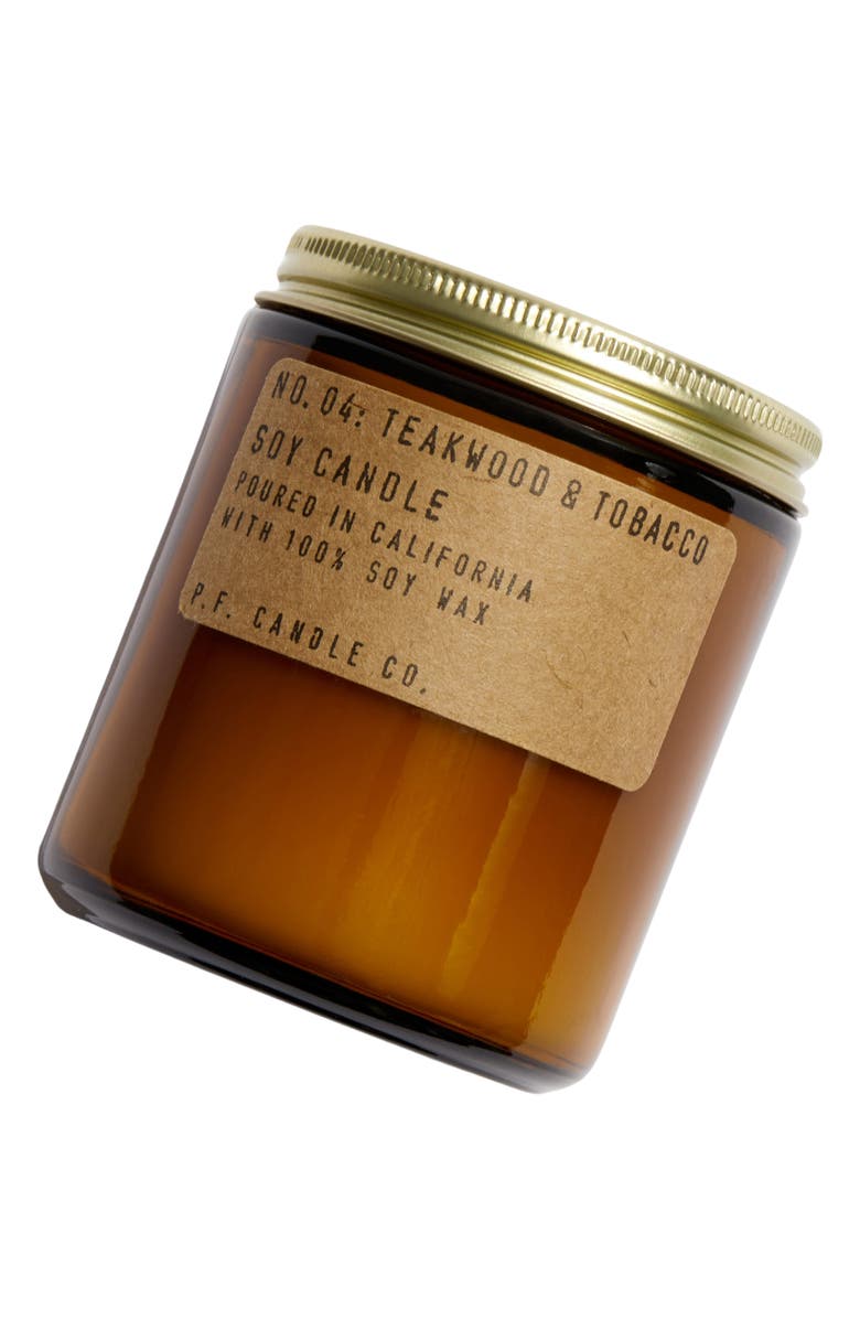 P.F. Candle Co. Teakwood & Tobacco Candle, Alternate, color, Teakwood And Tobacco