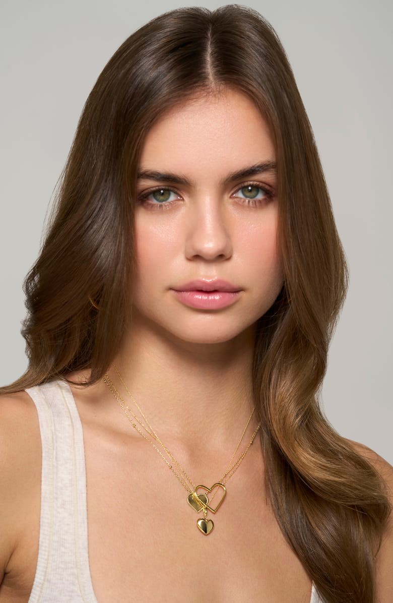 Bony Levy 14K Gold Heart Pendant Necklace, Alternate, color, 14K Yellow Gold