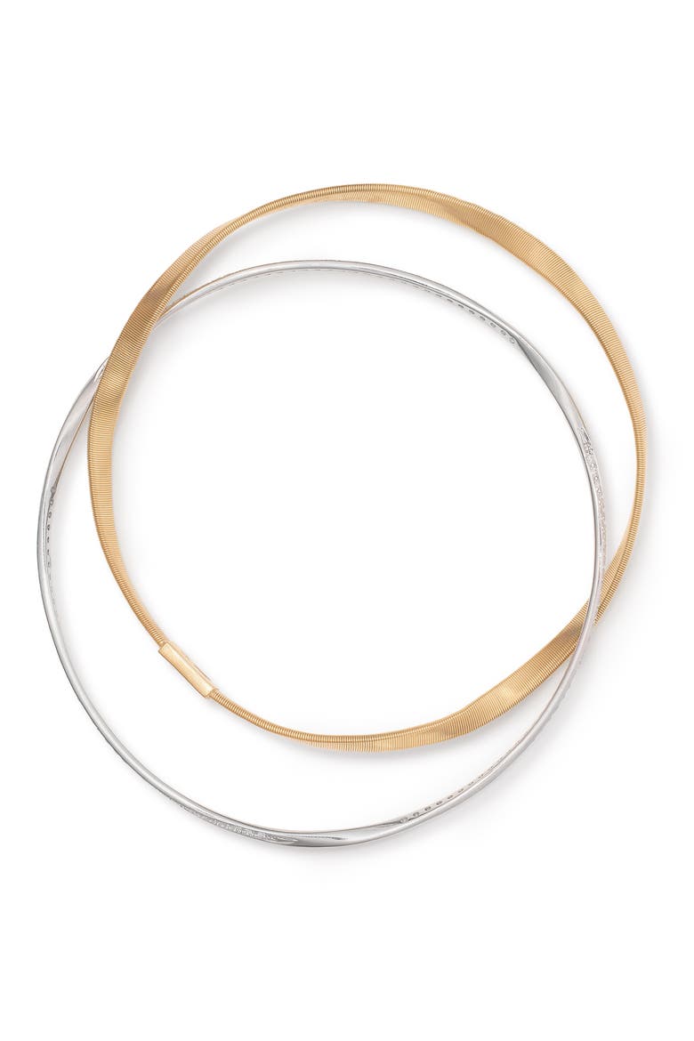 Marrakech Layered Bangle, Alternate, color, 14K TWO TONE GOLD