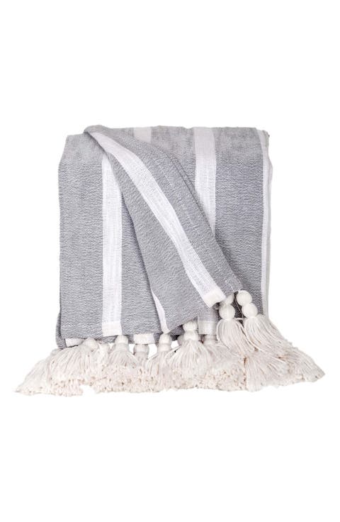 Nara Tassel Throw Blanket