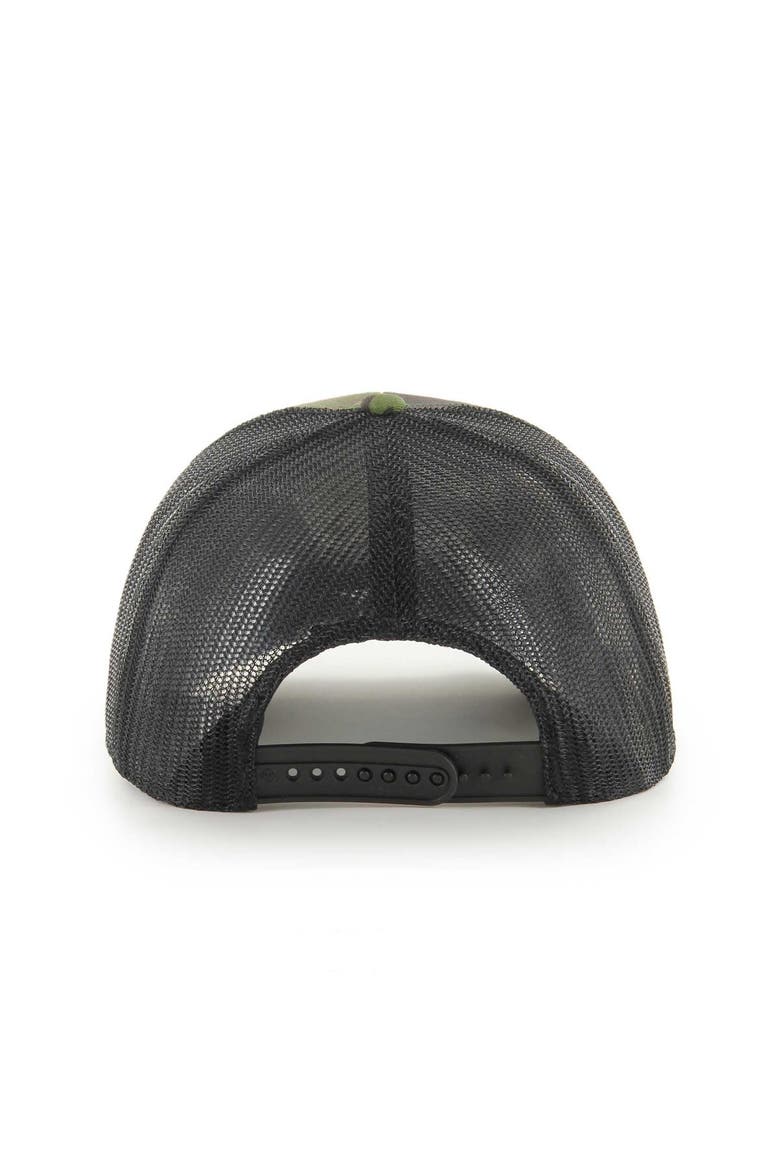 Men's '47 Camo/Black Columbus Blue Jackets Trucker Adjustable Hat, Alternate, color, Camo