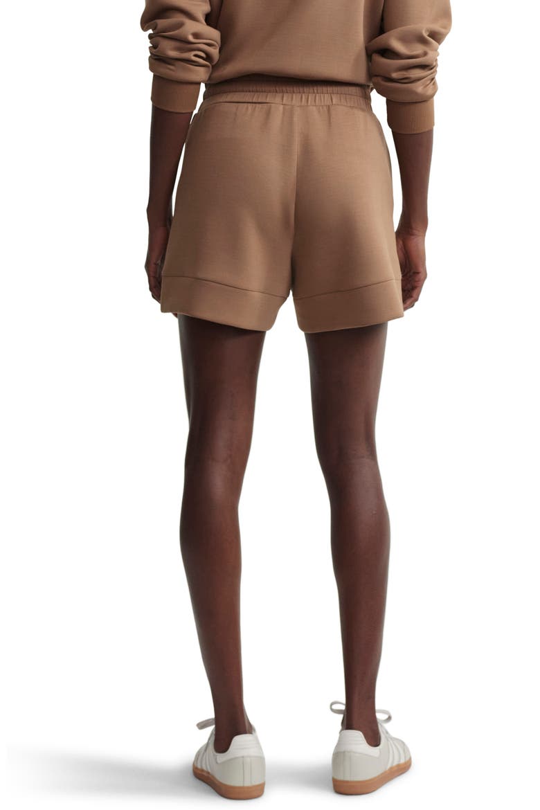 Atrium High Waist Shorts, Alternate, color, GOLDEN BRONZE