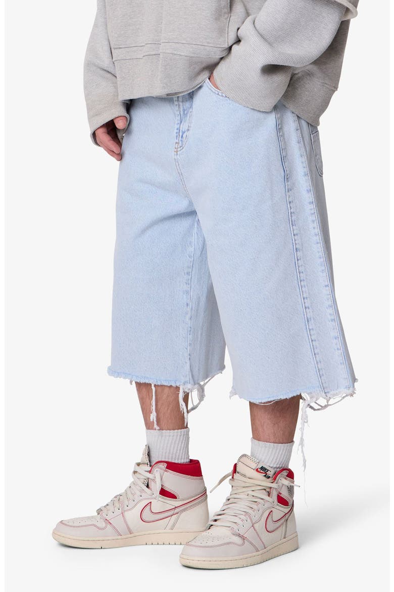 Ultrabaggy Denim Cutoff Shorts, Alternate, color, LIGHT BLUE