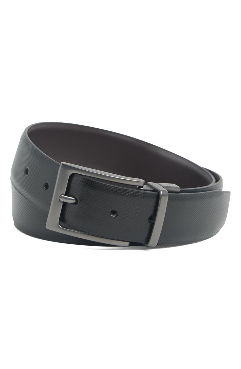 Duchamp Textured Leather Belt, Main, color, 