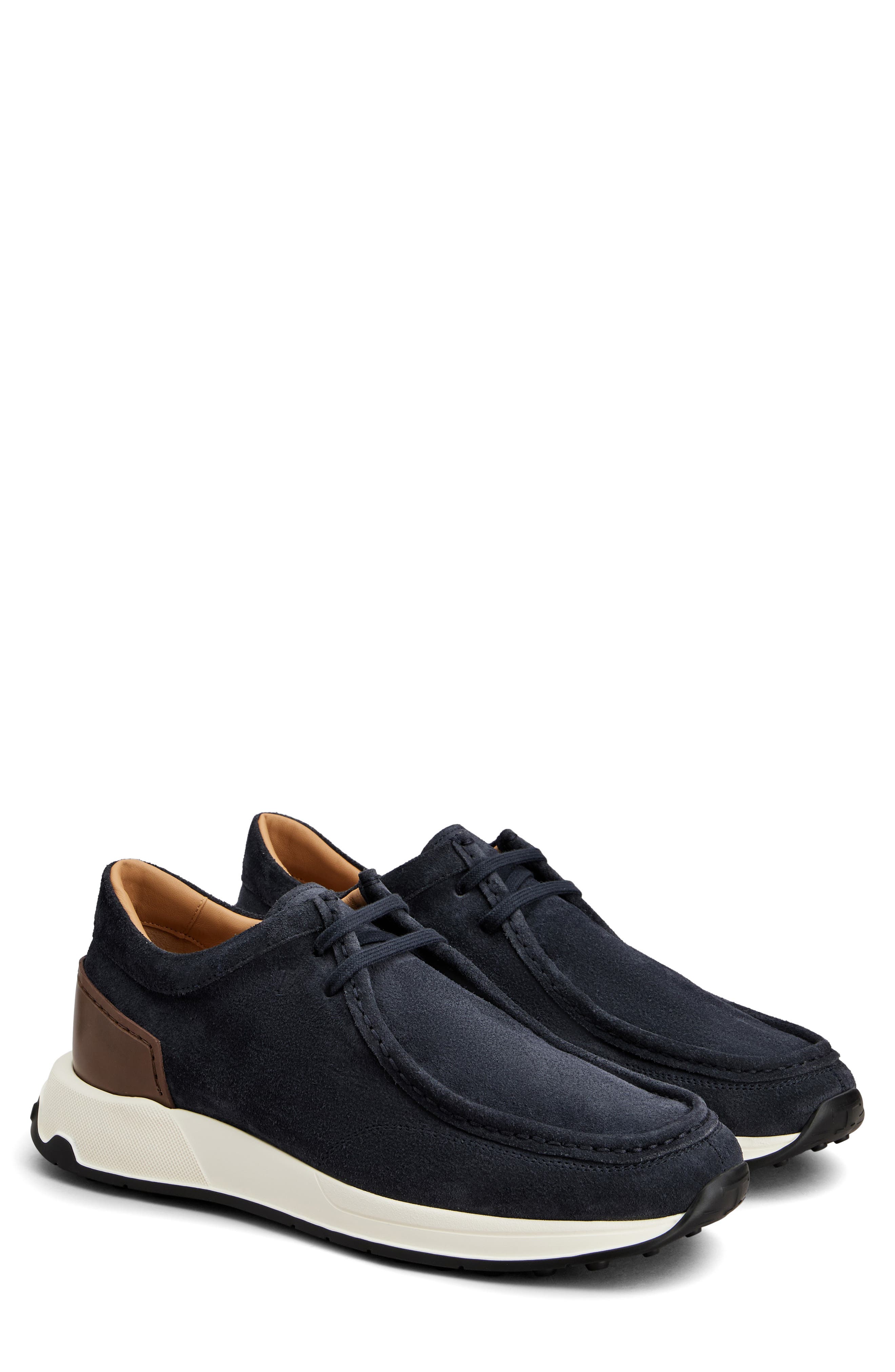 Polacco Leather Sneaker, Main, color, DEEP NAVY