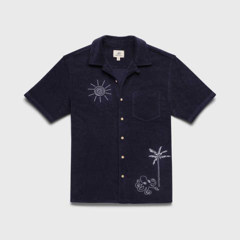 Mariner Saltwater Terry Camp Collar Shirt