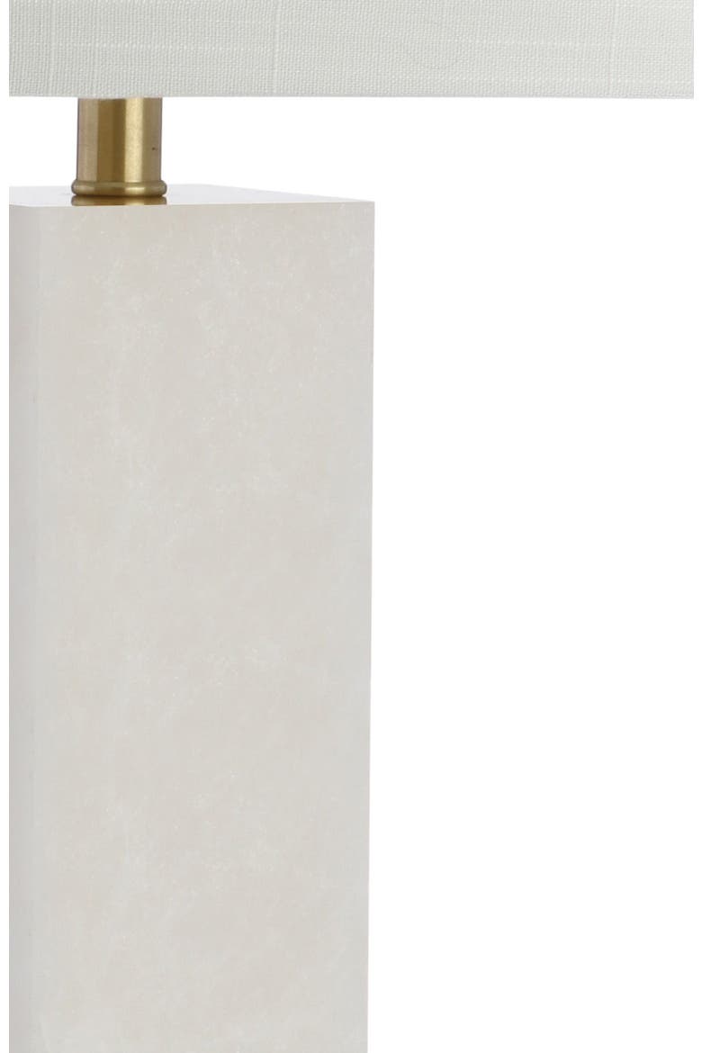 Jeffrey Metal/Marble LED Table Lamp, Alternate, color, Brass Gold/White