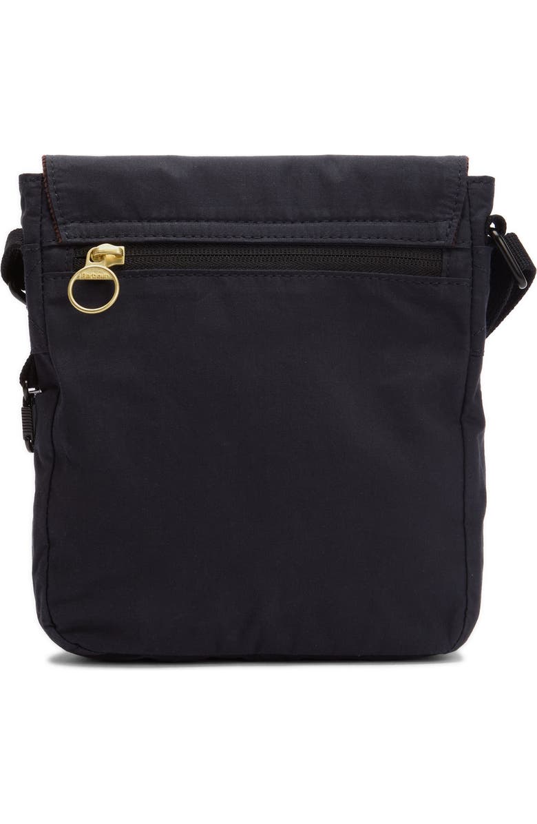 Barbour Transport Tartan Crossbody Bag, Alternate, color, Navy