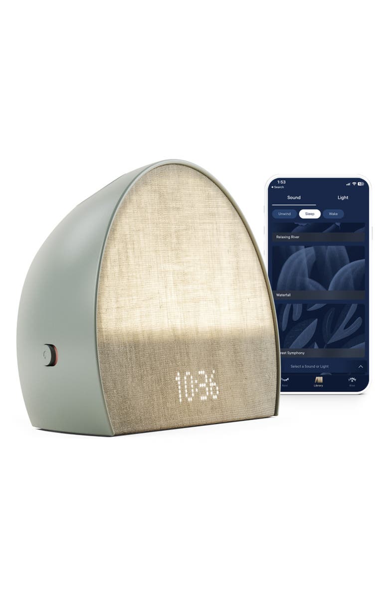 Hatch Inc Hatch Restore 2 Bedside Light, Sound Machine & Sunrise Alarm Clock, Main, color, Slate