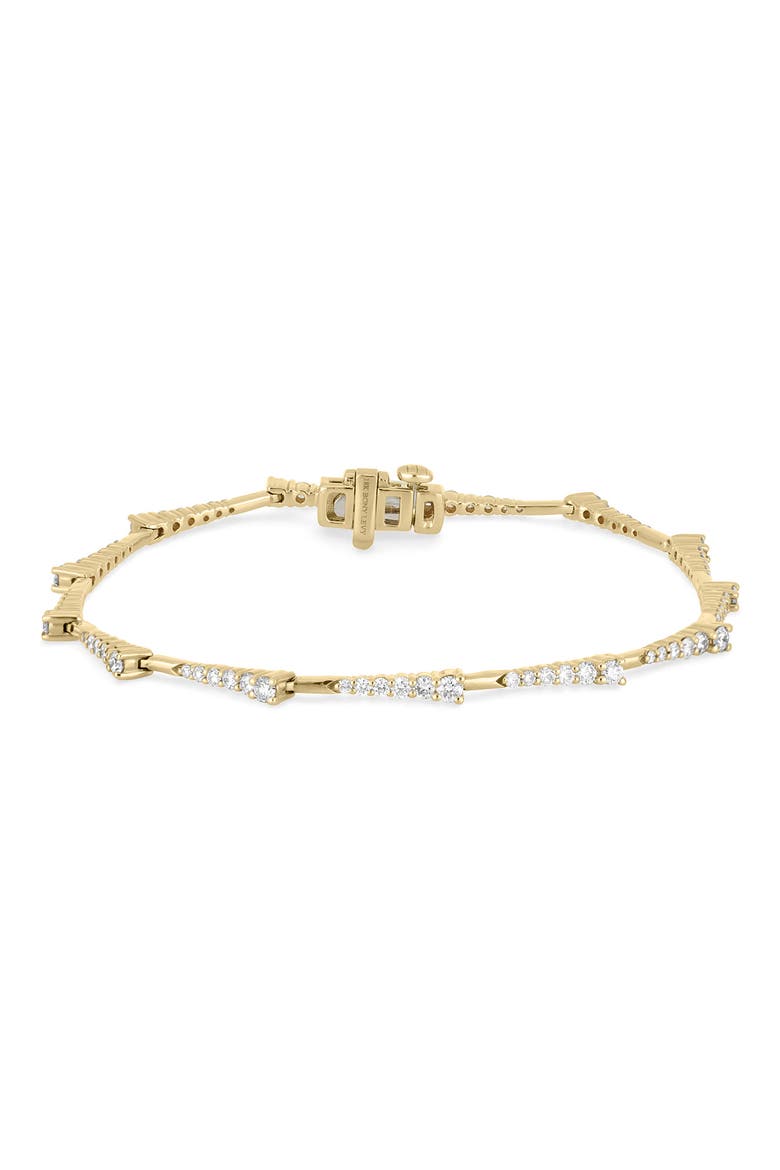 Aviva 18k Gold Diamond Tennis Bracelet, Main, color, 18KY