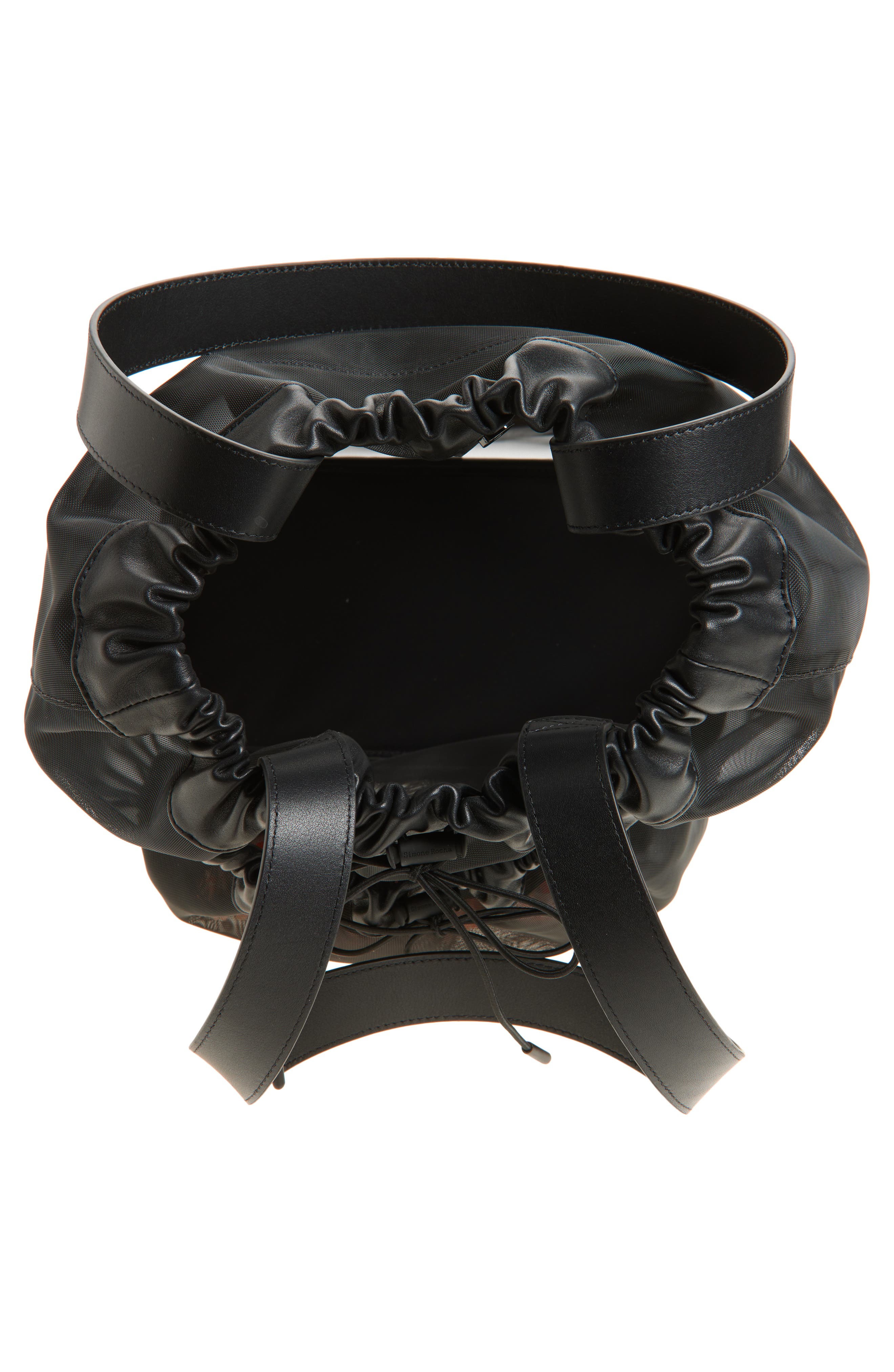 Simone Rocha Carnation Drawstring Tote, Alternate, color, 