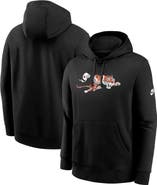 Nike Men's Nike Black Cincinnati Bengals Club Fleece Pullover Hoodie
