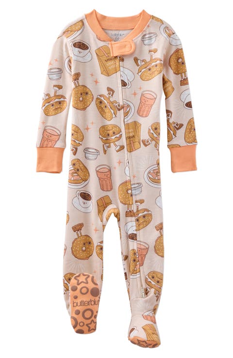 Cruz One-Piece Organic Cotton Footie Pajamas (Baby)