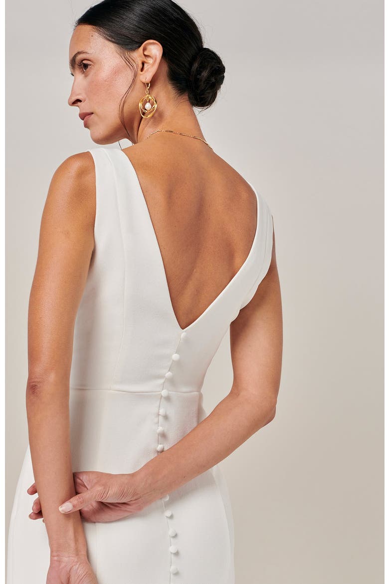 Viola Gown, Alternate, color, White