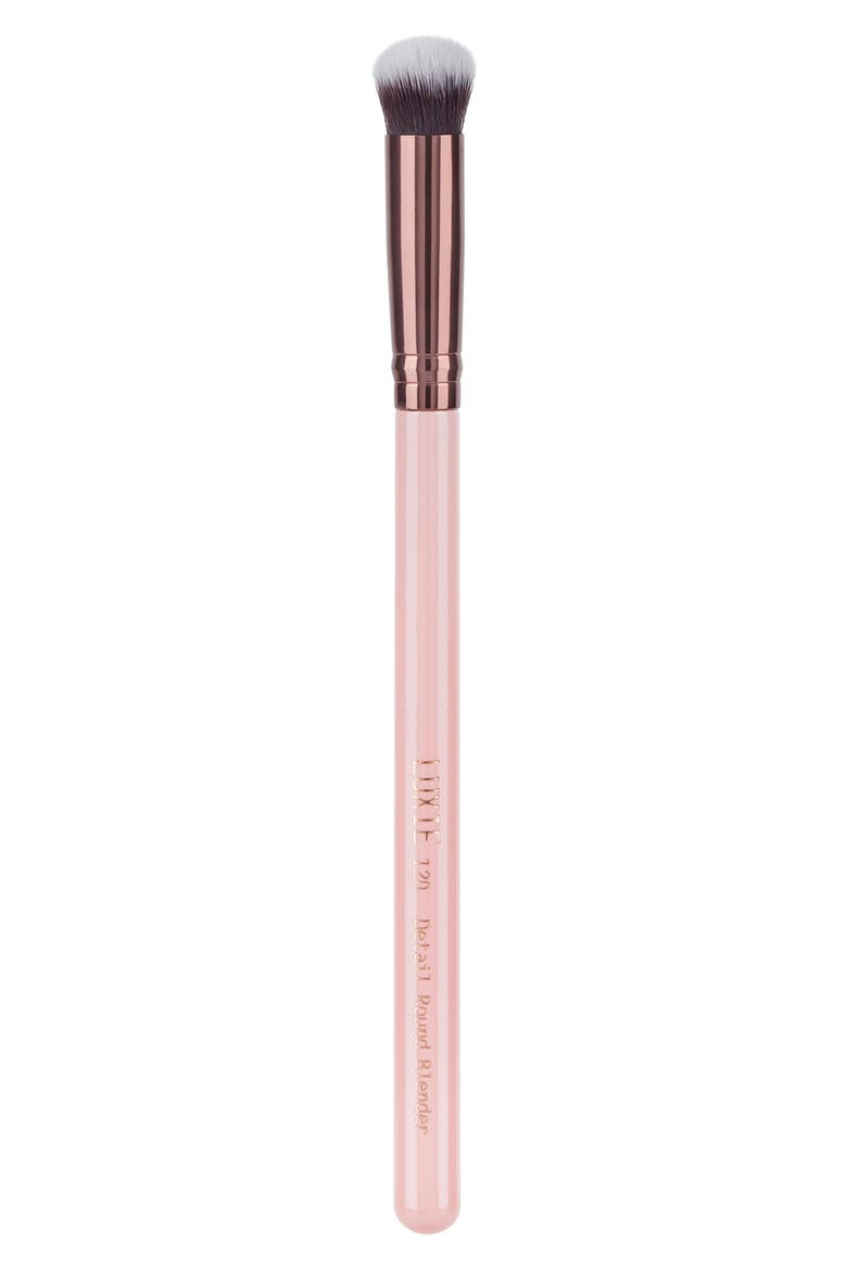 120 Rose Gold Detail Round Blender Face Brush, Main, color, NO COLOR
