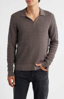 rag & bone Harvey Johnny Collar Relaxed Polo