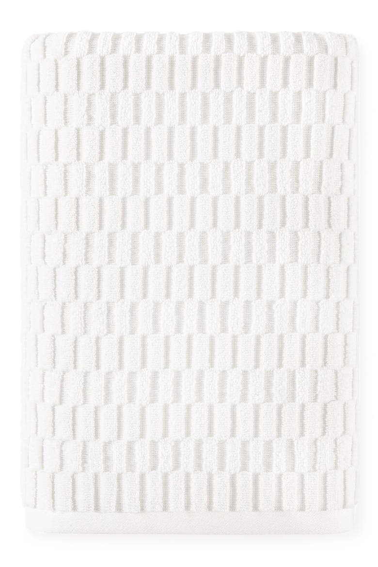 Metro Tile 4-Piece Bath & Hand Towel Set, Alternate, color, WHITE