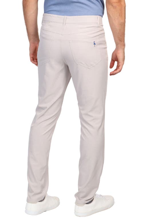 Tailorbyrd Five-pocket Performance Pants In Stone