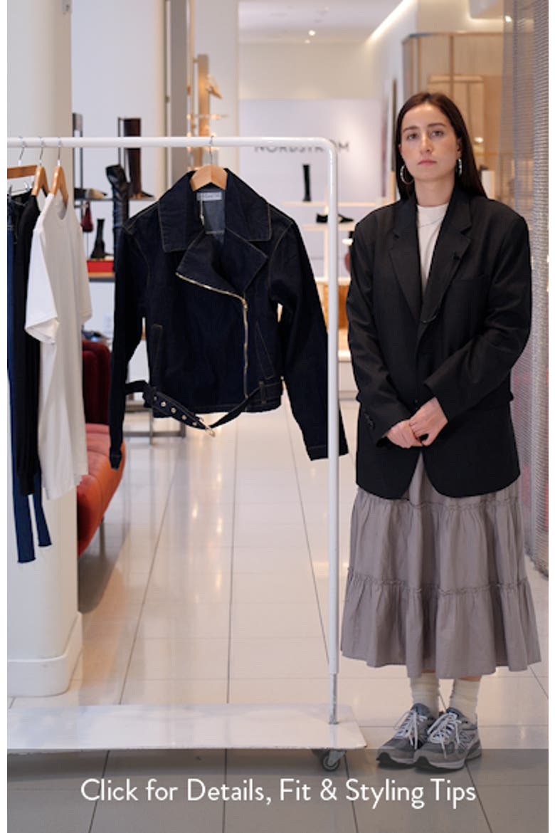 Mira Denim Moto Jacket video
