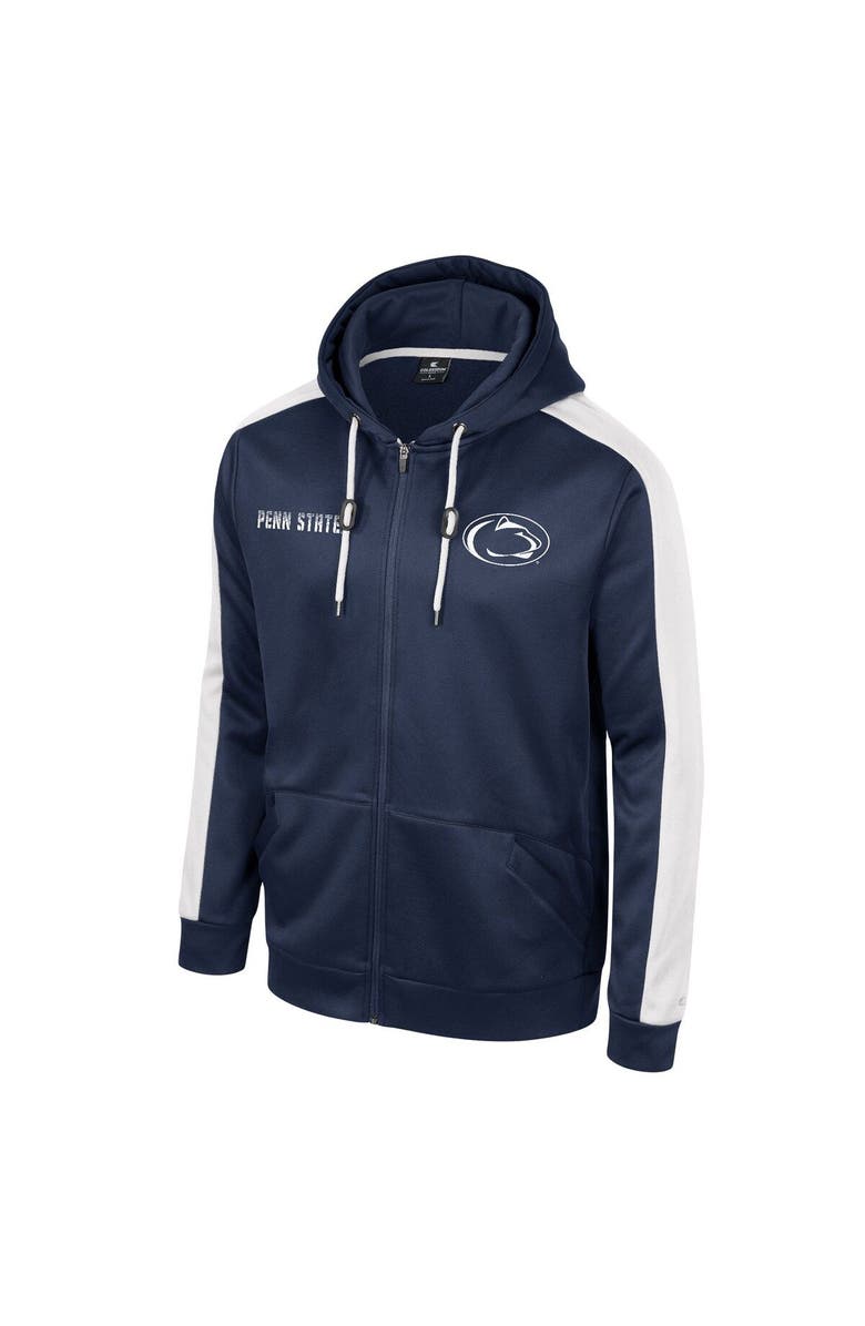 COLOSSEUM Men's Colosseum  Navy Penn State Nittany Lions Reese Full-Zip Hoodie, Alternate, color, Navy