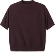 MANGO Short Sleeve Sweater