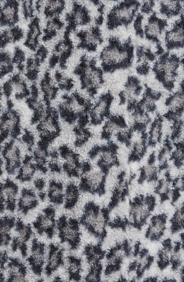 Stand Studio Maria Long Leopard Print Faux Fur Coat, Alternate, color,