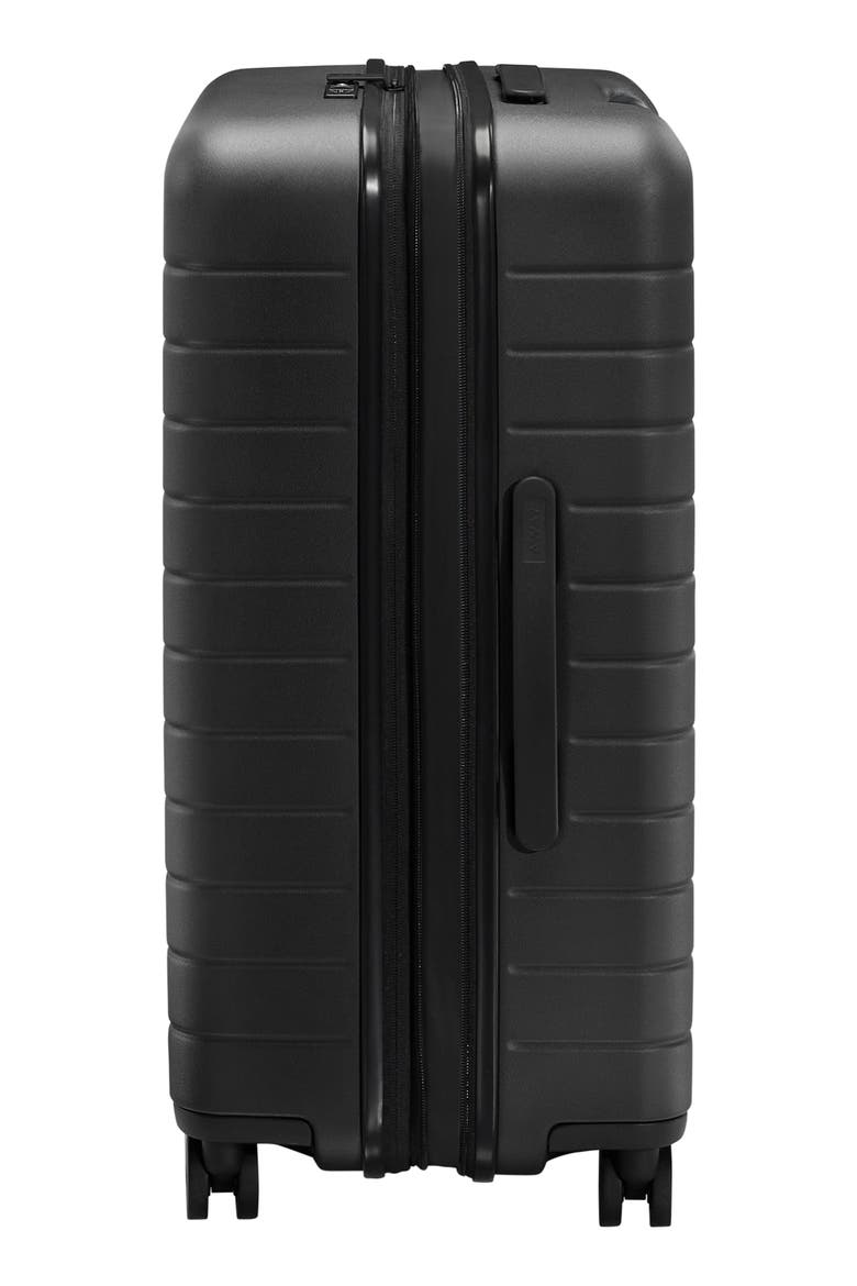 The Medium Flex Suitcase, Alternate, color, JET BLACK