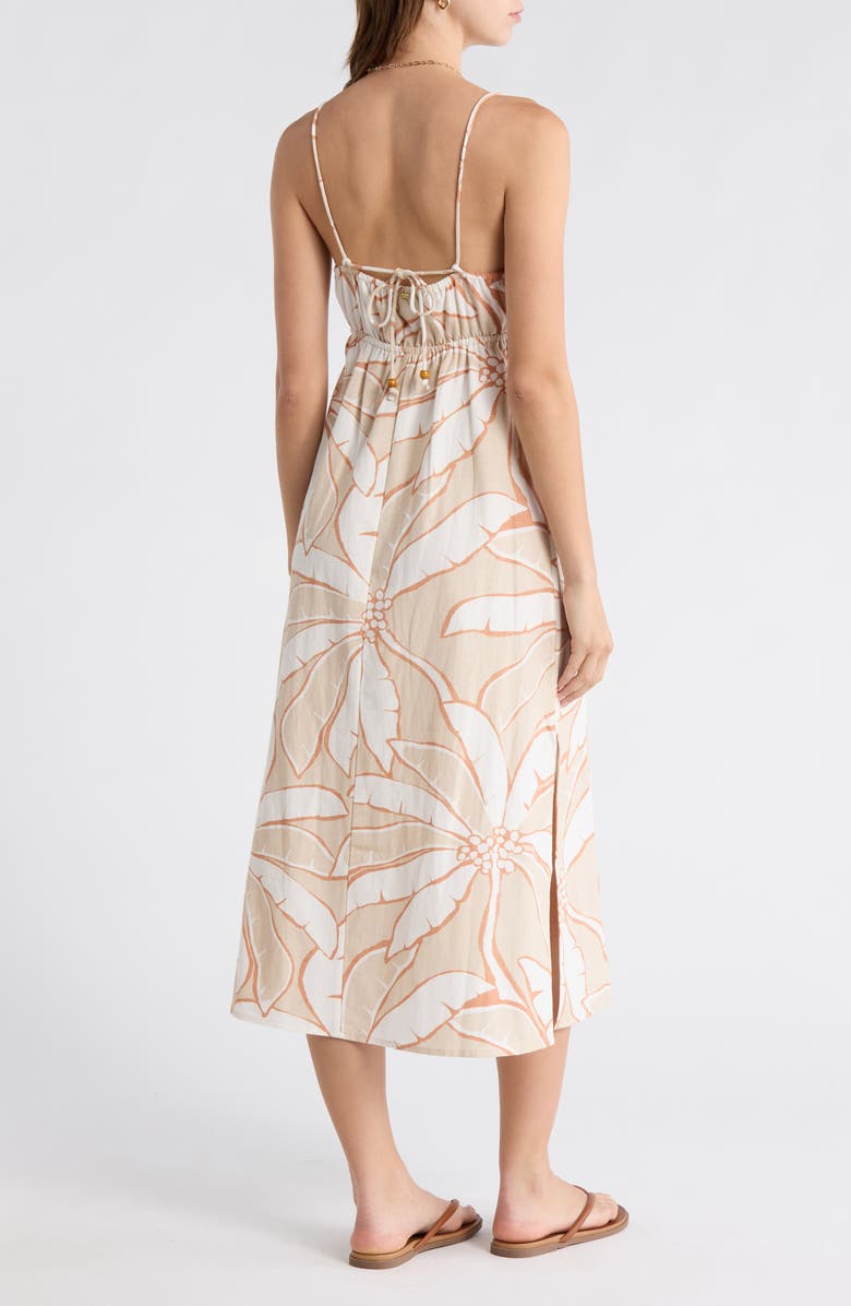 Billabong Tropic Breeze Midi Sundress, Alternate, color, Stone