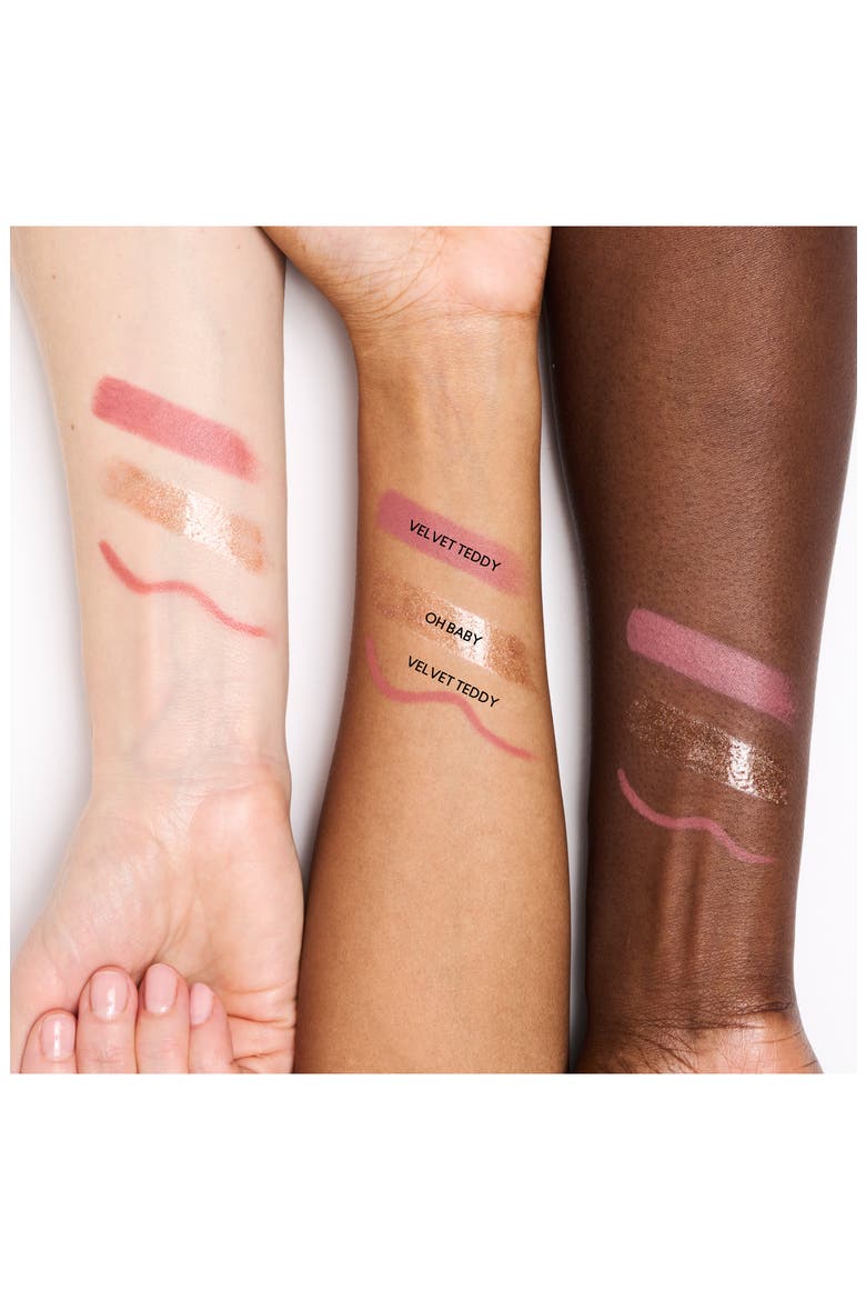 Spring For Teddy Lip Trio, Alternate, color, VELVET TEDDY/ OH BABY