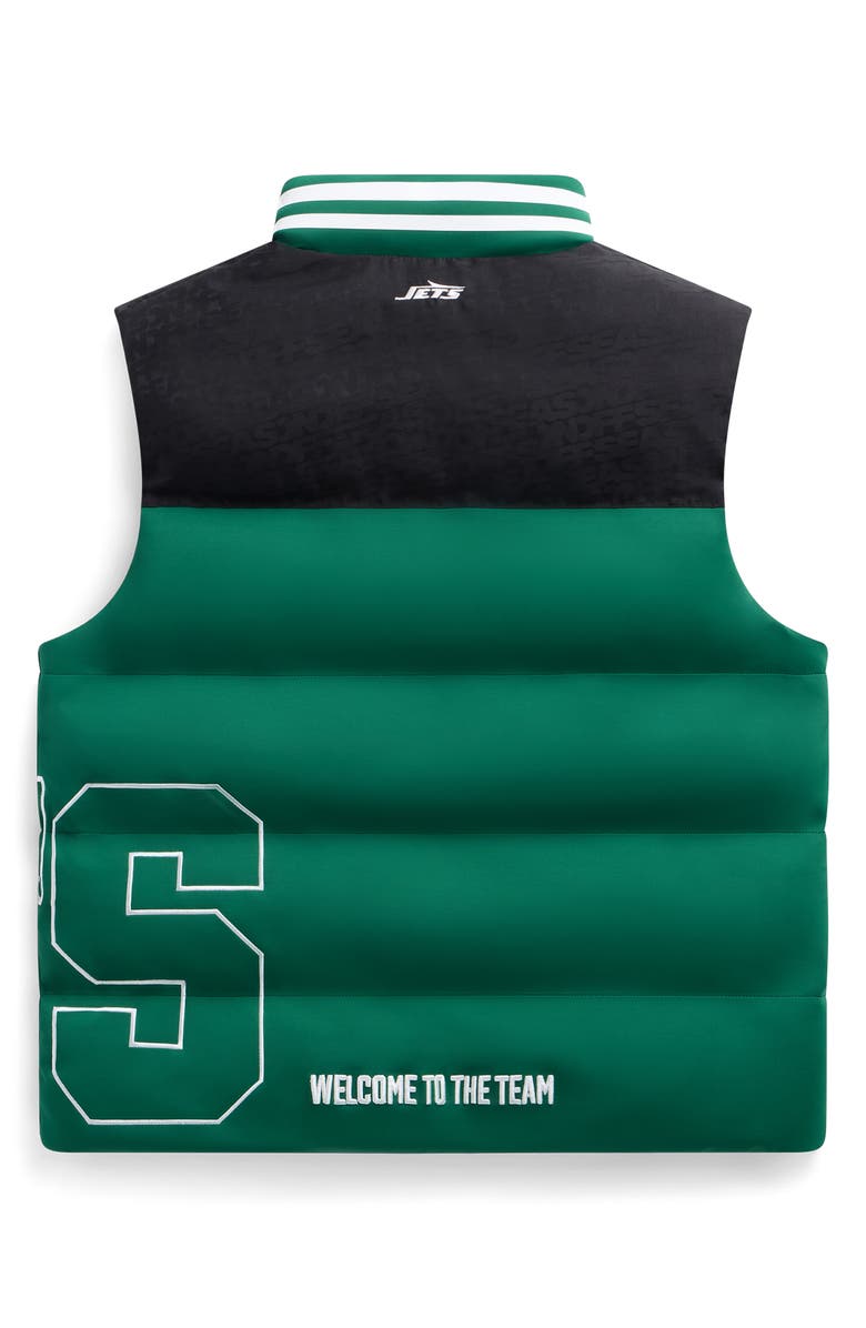 Off Season Unisex Team Puffer Vest, Alternate, color, Jets