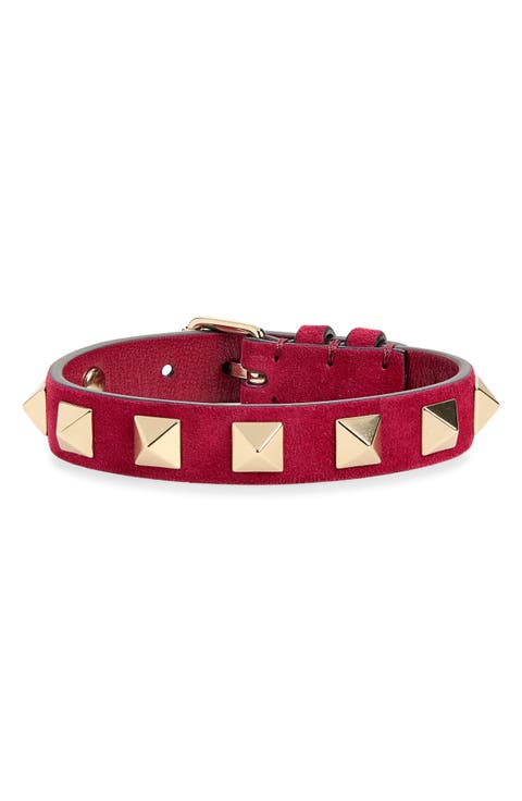 Rockstud Leather Bracelet