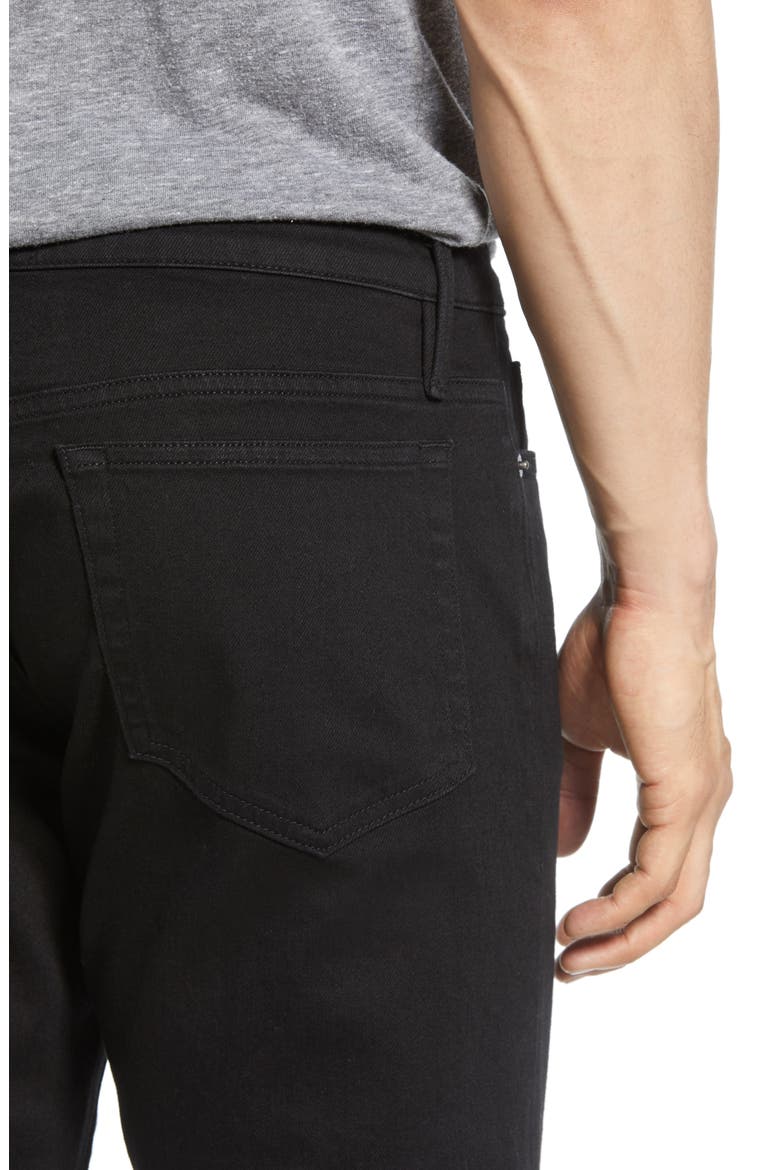 L'Homme Slim Fit Jeans, Alternate, color, NOIR