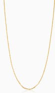 Oradina 14K Yellow Gold Shine Bright Chain