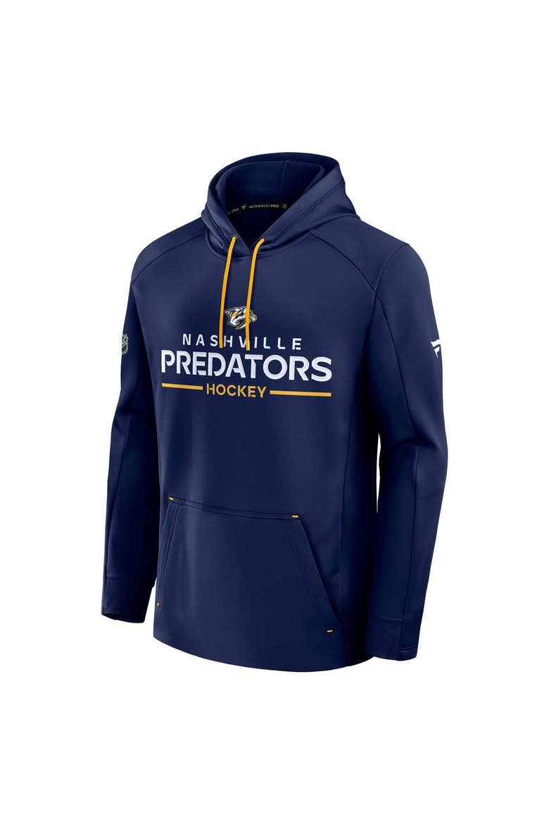 Men's Fanatics Navy Nashville Predators Authentic Pro Rink Hoodie, Alternate, color, Navy