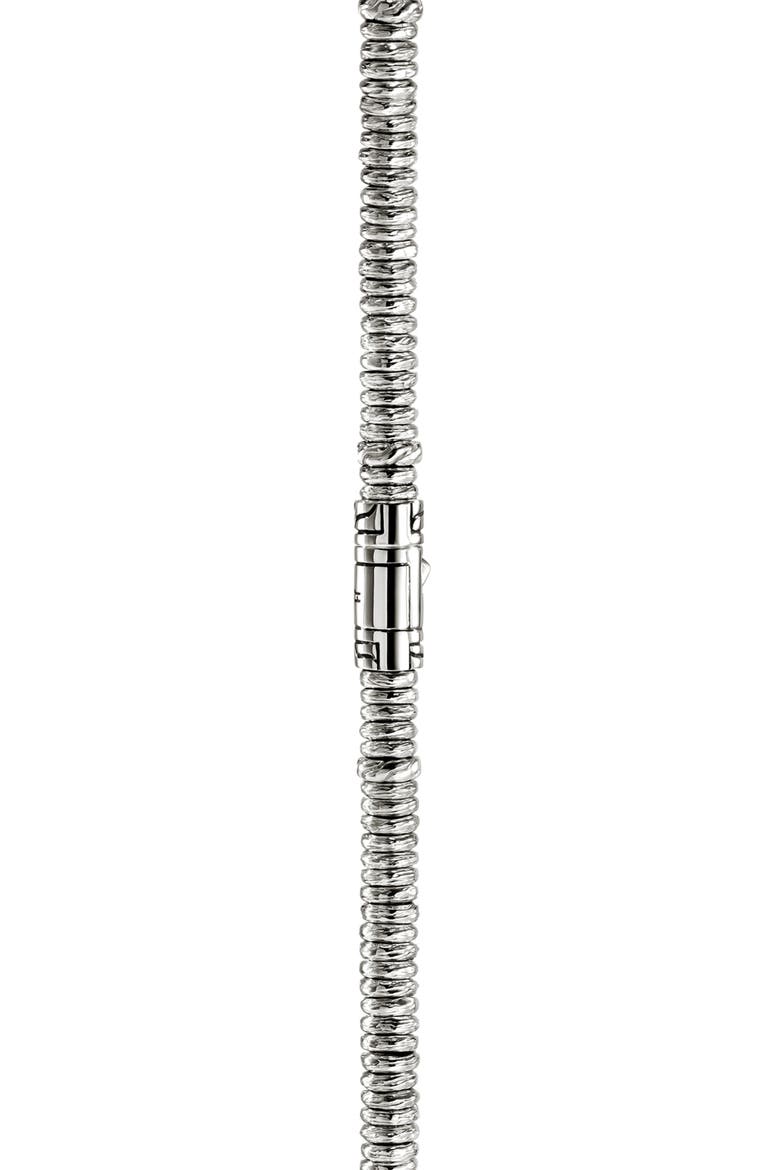 JH Lovestruck™ Heishi Pendant Necklace, Sterling Silver, Lab-Grown Diamond, 1.0TCW, Alternate, color, SILVER