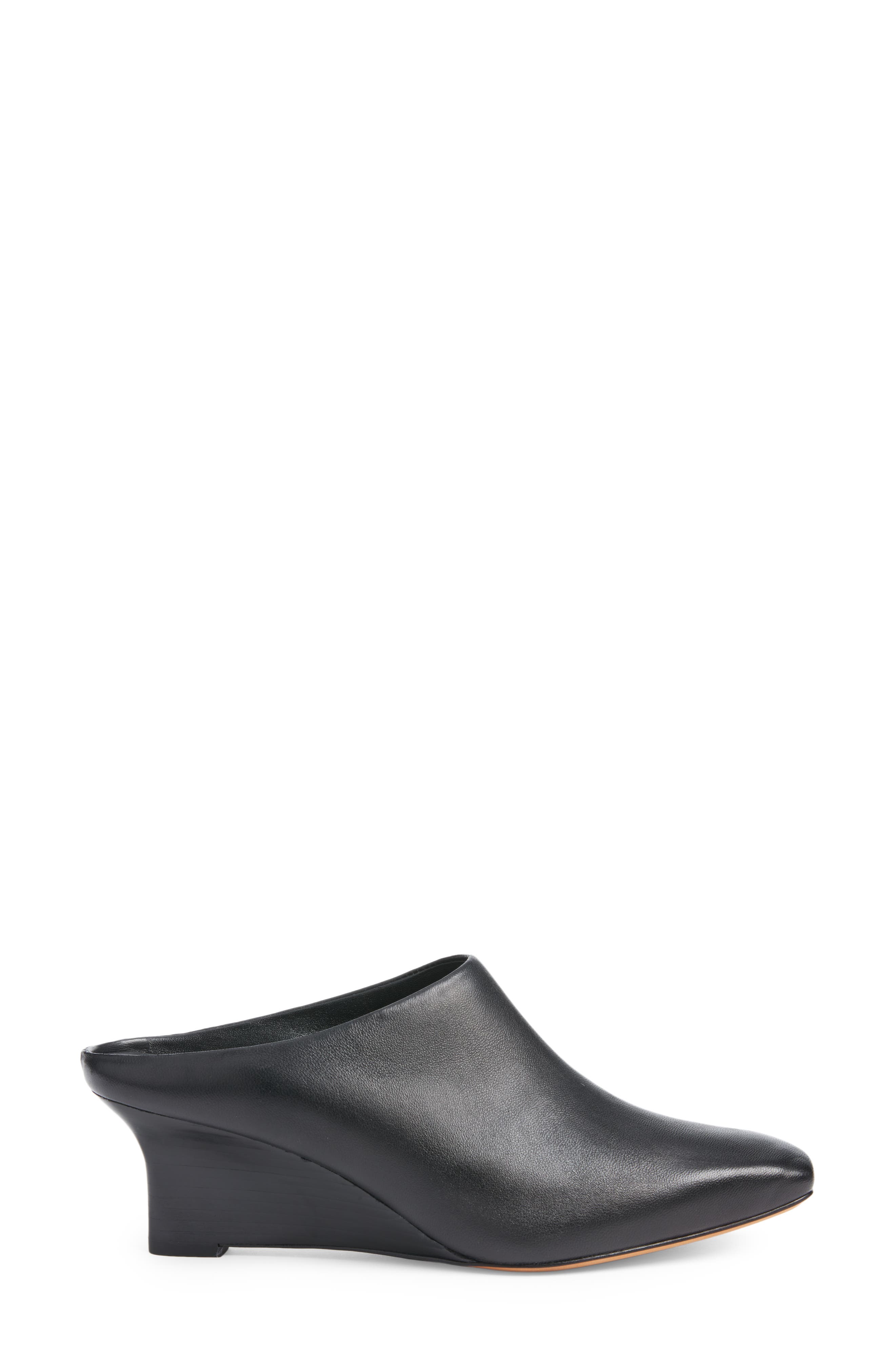Benita Square Toe Clog, Alternate, color, BLACK