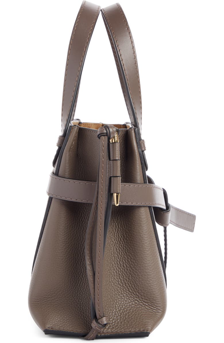 Loewe Mini Gate Leather Tote, Alternate, color,