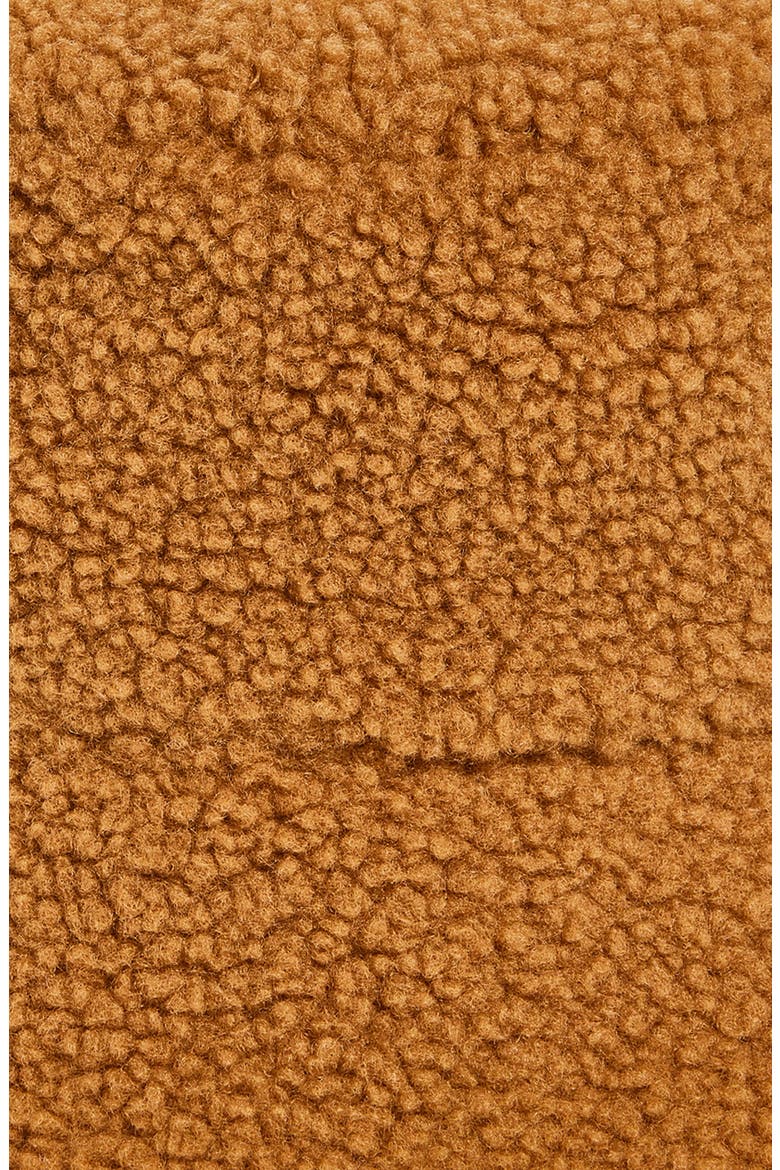 UGGfluff Scalloped Faux Fur Bucket Hat, Alternate, color, CHESTNUT